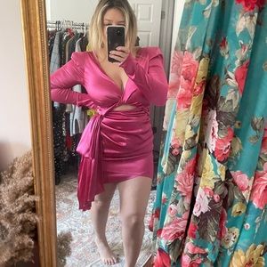 LULUS HOT PINK DRESS (Kylie birthday dress)